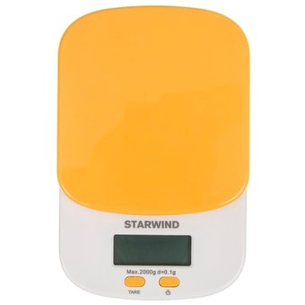  Весы кухонные Starwind SSK2158 оранжевый 