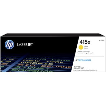  Картридж лазерный HP 415X W2032X желтый (6000стр) для HP LJ M454/MFP M479 