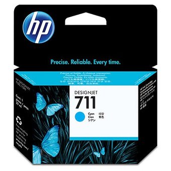  Картридж струйный HP 711 CZ130A голубой (29мл) для HP DJ T120/T520 