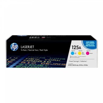  Картридж лазерный HP CF373AM голубой/пурпурный/желтый x3упак. (1400стр) для HP CP1215/1515 
