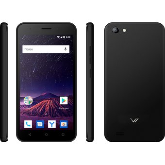  Смартфон Vertex Impress Luck NFC 4G Black (VLCKNFC-BLK) 