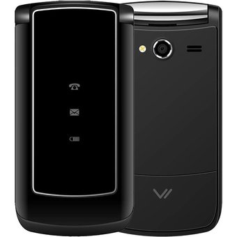  Мобильный телефон Vertex S108 Black (S108-BLK) 