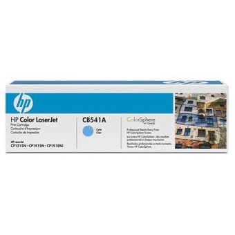  Картридж лазерный HP 125A CB541A голубой (1400стр) для HP CLJ CP1215/CP1515/CP1518 