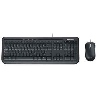  Клавиатура + мышь Microsoft Wired 600 for Business клав:черный мышь:черный USB 