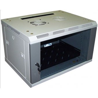  Шкаф коммутационный Lanmaster Pro TWT-CBW2-15U-6X4 серый 15U 600x450мм пер.дв.стекл 60кг 