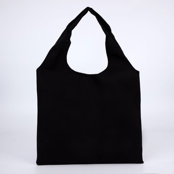  Сумка мешок, 40×35см, черная (7867240) 