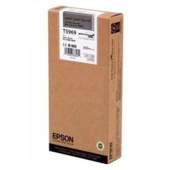  Картридж струйный Epson T5969 C13T596900 светло-серый (350мл) для Epson St Pro 7900/9900 