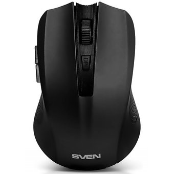  Мышь Sven RX-345 Wireless Black&Gray, 6 кн., 600-1000-1400 dpi, Soft Touch (SV-014186) 