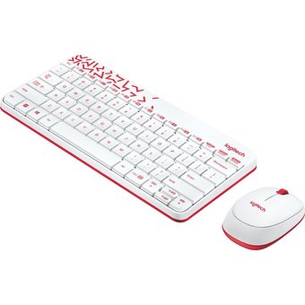  Клавиатура и мышь Logitech Wireless Nano MK240 White (920-008212) 