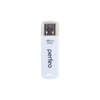  USB-флешка 16GB USB 2.0 Perfeo C06 White (PF-C06W016) 