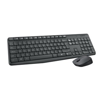  Клавиатура и мышь Logitech Wireless Desktop MK235 Grey (920-007948) 