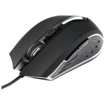  Мышь игровая Гарнизон GM-700G, "Алкес", Black, USB, софт тач, 1600 dpi, 5 кн.+колесо-кнопка 