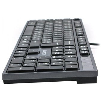  Клавиатура A4Tech KD-300 Gray/Black, USB, Slim 