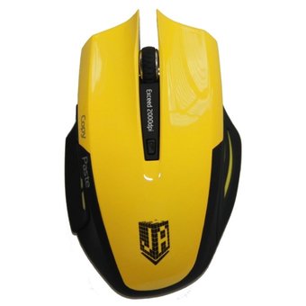  Мышь Jet.A Comfort OM-U54 Yellow (800/1200/1600/2400dpi, 5 кнопок, USB) 