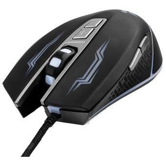  Мышь игровая Гарнизон GM-730G, "Астерион", Black, USB, софт тач, 2400 dpi, 6 кн.+колесо-кнопка 