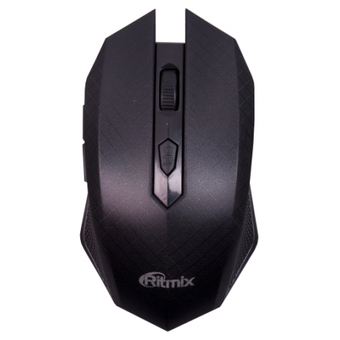  Мышь Ritmix RMW-600 Black, Wireless, 5 + колесо-кнопка, 1600 dpi, USB, оптическая 