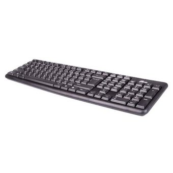  Клавиатура Ritmix RKB-103 Black, Classic, USB, Waterproof, 107 кн., регулировка угла наклона, кабель: 1,3 м 