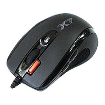  Мышь A4Tech X-710MK Black, 2000dpi, 6but, USB, оптическая 