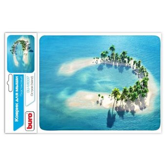 Коврик Buro BU-M10017 остров (от 25шт)   Коврик Buro BU-M10017 остров (от 25шт)