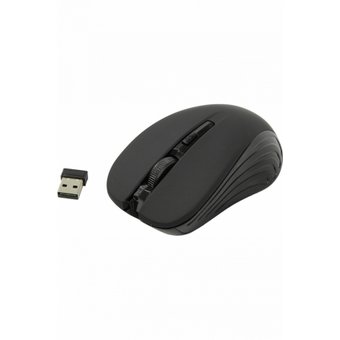  Мышь Oklick 545MW Black/Black, Wireless, 1600dpi, 3кн, USB 