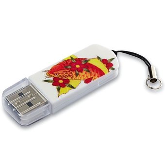  USB-флешка 32G USB 2.0 Verbatim Mini Tattoo Edition Koi Fish (Carp Fish) (49897) 