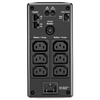  ИБП APC Back-UPS Pro BR650MI 390Вт 650ВА черный 