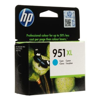 Картридж струйный HP 951XL CN046AE голубой (1500стр.) для HP OJ Pro 8100/8600 