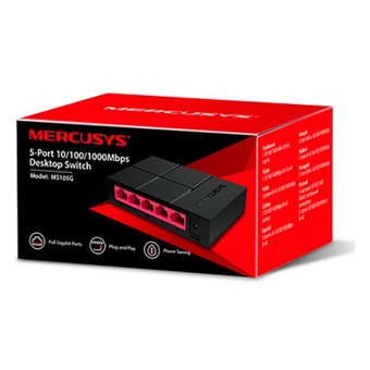  Коммутатор Mercusys MS105G 5G неуправляемый 