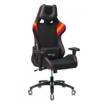  Кресло игровое Бюрократ VIKING 4 AERO RED две подушки черный/красный искусст.кожа/ткань 