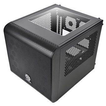  Корпус Thermaltake Core V1 черный без БП miniITX 1x200mm 2xUSB3.0 audio bott PSU 