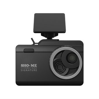  Видеорегистратор с радар-детектором Sho-Me Combo Slim Signature черный 