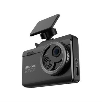  Видеорегистратор с радар-детектором Sho-Me Combo Slim Signature черный 