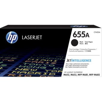  Картридж лазерный HP 655A CF450A черный (12500стр.) для HP M652/653/M681/682 