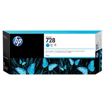  Картридж струйный HP 728 F9K17A голубой (300мл) для HP DJ T730/T830 