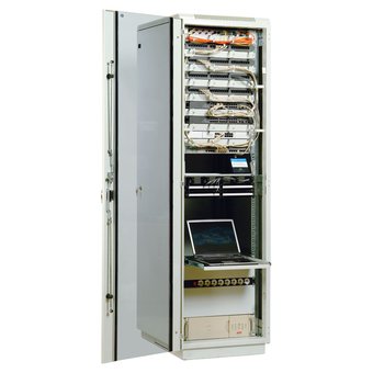  Шкаф коммутационный ЦМО ШТК-М-47.6.8-1ААА 47U 600x820мм пер.дв.стекл задн.дв.стал.лист 2 бок.пан. направл.под закл.гайки 650кг серый 