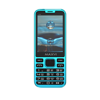  Мобильный телефон Maxvi X10 aqua blue 