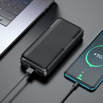 Аккумулятор внешний BOROFONE BJ27A Pindar 20000mAh (черный)   Аккумулятор внешний BOROFONE BJ27A Pindar 20000mAh (черный)