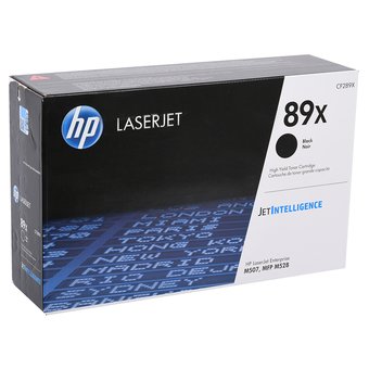  Картридж лазерный HP 89X CF289X черный (10000стр.) для HP LJ M507/MFP M528 