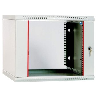  Шкаф коммутационный ЦМО ШРН-Э-9.350 серый 9U 600x350мм пер.дв.стекл несъемн.бок.пан. 