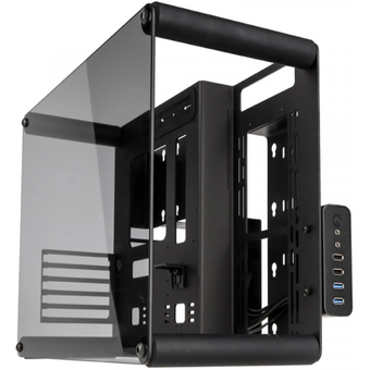  Корпус Raijintek Paean M 0R200068,black, Aluminum, MICRO ATX/MINI ITX, USB3.0x2, USB2.0x2, HD Audiox1 