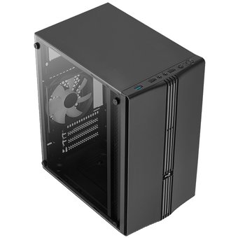  Корпус AeroCool EVO Mini-G-BK-v1 (4711099472352) MiniTower (mATX, USB3x1, USB2x2, 120mm RGB fan, без БП) 