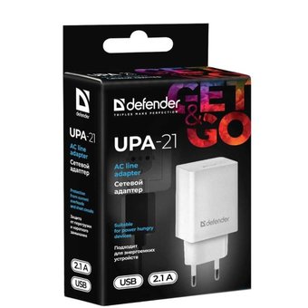 Сетевой адаптер Defender UPA-21 белый (83841) 