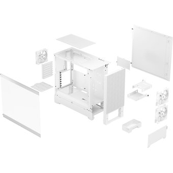  Корпус Fractal Design PoP Air RGB (FD-C-POR1A-01) White TG белый без БП ATX 3x120mm 2xUSB3.0 audio bott PSU 