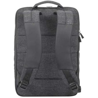  Рюкзак для ноутбука 15.6" Riva 8861 черный полиуретан/полиэстер 