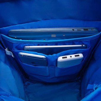 Рюкзак для ноутбука 17.3" Riva 5361 синий полиуретан 
