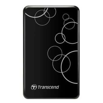  Внешний HDD 1.0TB USB3.0 Transcend StoreJet 25A3, ударопрочный, чёрный (TS1TSJ25A3K) 