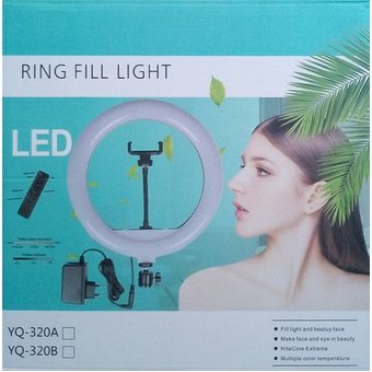  Кольцевая LED лампа SL-36T (36см)+держатель для телефона+пульт 