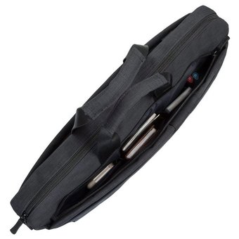  Сумка для ноутбука 17.3" Riva 8355 черный полиэстер 