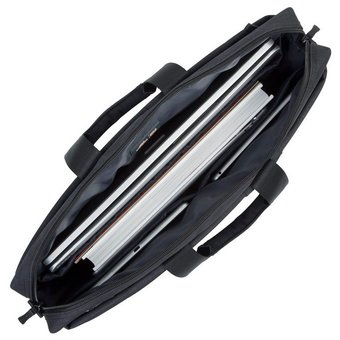  Сумка для ноутбука 17.3" Riva 8355 черный полиэстер 