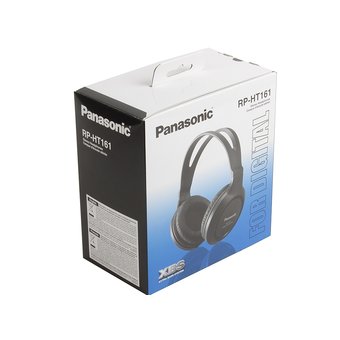  Наушники Panasonic RP-HT161E-K полноразмерные закрытого типа, черные 